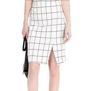 Banana Republic‎ Plaid Pencil Skirt Petite* Business Career Workwear Women 6